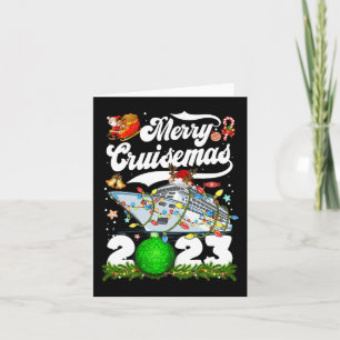 Merry Cruisemas Family Cruise Christmas 2023 Fun Card