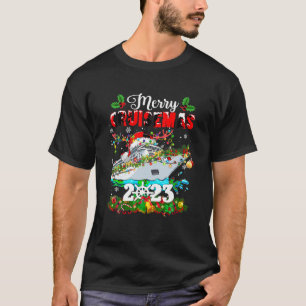 Merry Cruisemas Family Cruise Christmas 2023 Funny T-Shirt