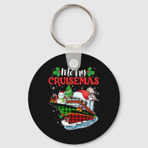 Merry Cruisemas Family Cruise Christmas Fun Key Ring
