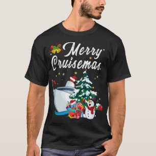 Merry Cruisemas Family Cruise Christmas Funny Boat T-Shirt