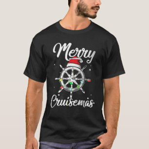 Merry Cruisemas Family Cruise Christmas Funny Boat T-Shirt