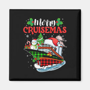 Merry Cruisemas Family Cruise Christmas Funny  Magnet