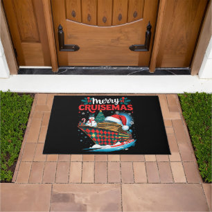 Merry Cruisemas Funny Family Christmas Doormat