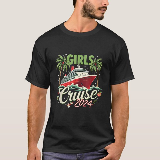 Merry Cruisemas Matching Family Cruise Girls Cruis T-Shirt (Front)
