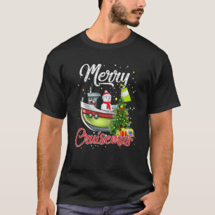 Merry Cruisemas Merry Christmas  Snowman Tree Crui T-Shirt
