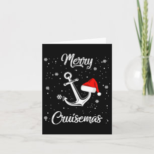 Merry Cruisemas Ugly Christmas Sweater Xmas Gifts Card