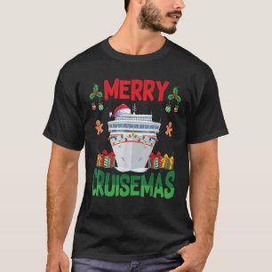 Merry Cruisemas Xmas Lighting Cruise Ship Christma T-Shirt