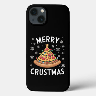 Merry Crustmas Pizza Christmas Tree Xmas Gifts iPhone 13 Case