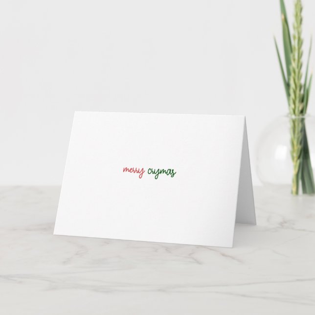 Merry Crymas Comedy Card (Front)
