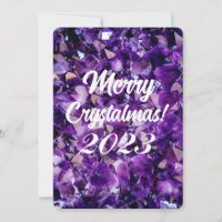 Merry Crystalmas 2023 Purple Amethyst Crystal