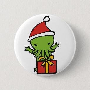 Merry Cthulmas 6 Cm Round Badge