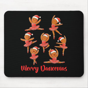 Merry Dancemas Ballet Dancer Gingerbread Teacher C Mouse Mat