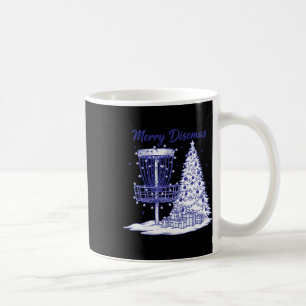 Merry Discsmas Disc Golf Basket Xmas Tree  Coffee Mug
