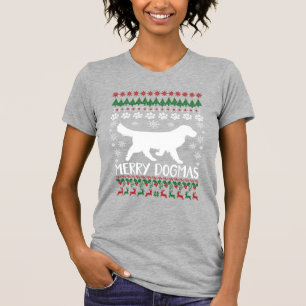 Merry Dogmas Dog Snowflake Ugly Christmas Sweater