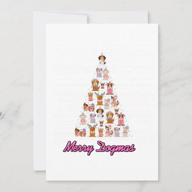 Merry Dogmas Holiday Card (Front)
