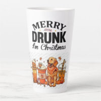  “Merry Drunk I’m Christmas” Humourous FesLatte Mu