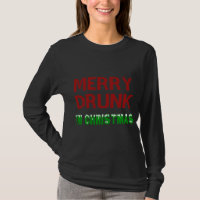 Merry Drunk I'm Christmas Drinking Wine Xmas Funny