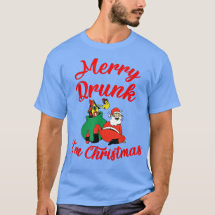 Merry Drunk I'm Christmas Family Gathering Drinkin T-Shirt