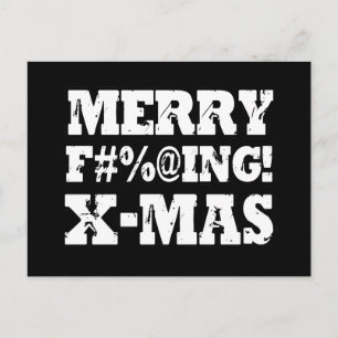 MERRY EFFING XMAS -.png Holiday Postcard