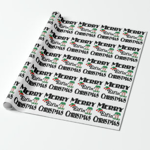 Merry Elfin' Christmas Wrapping Paper