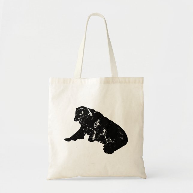 Merry Errands with Watchful Retriever Tote Bag (Front)