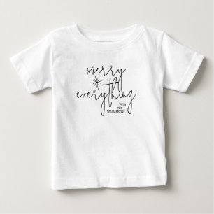 Merry Everything Christmas Baby T-Shirt