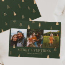 Merry Everything Christmas Photo  Card
