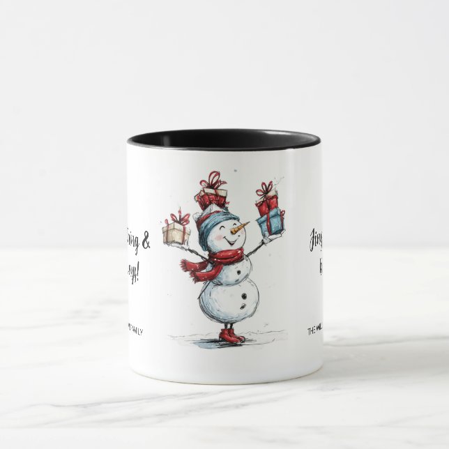 "Merry Everything!" Custom Christmas Mug (Center)