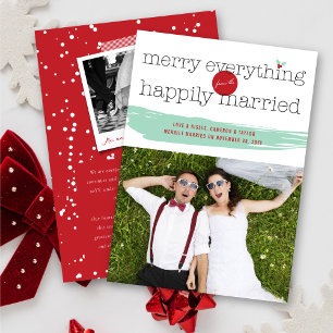 Merry Everything From The Happily Married Photo Holiday Card