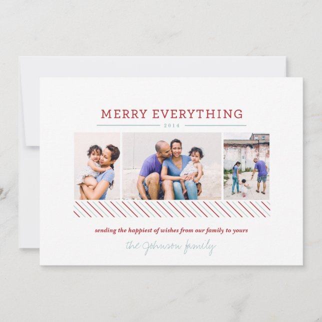 Merry Everything Holiday Card (Front)