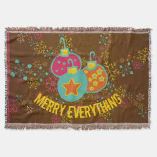 Merry Everything Holiday Throw Blanket