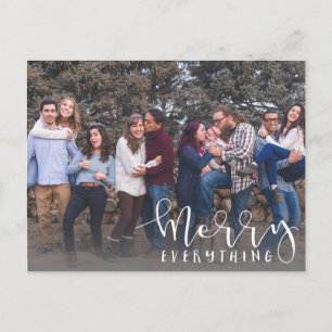 Merry Everything II Full Photo Holiday Post Card
