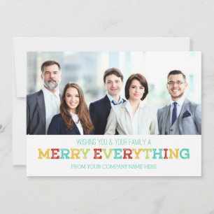 Merry Everything Photo Card Business