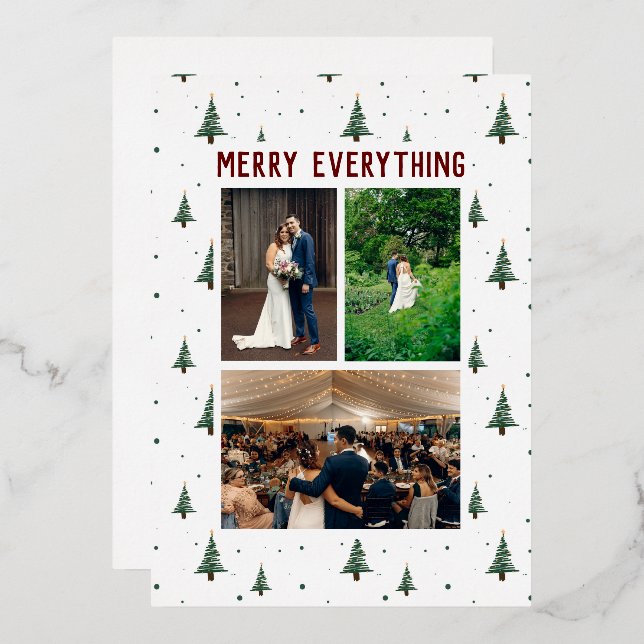 Merry Everything Photo Holiday Card (Front/Back)