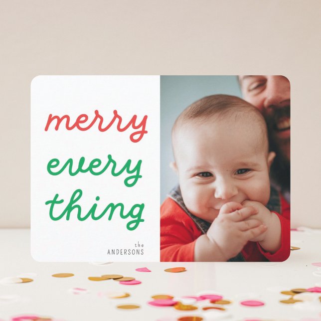 merry everything photo holiday card (Creator Uploaded)