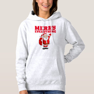 MERRY EVERYTHING RETRO CHRISTMAS T-SHIRTS HOODIE