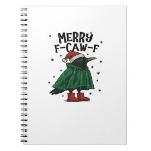 Merry F-Caw-F Essential Minimal Clean Notebook