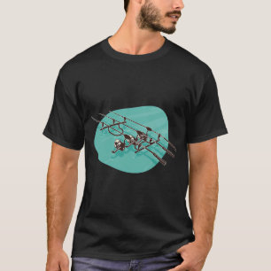 Merry Fishmas Christmas Tree Fish Funny Fishing T-Shirt