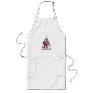 Merry Fishmas: Cool Fishing Fun with Santa Claus Long Apron