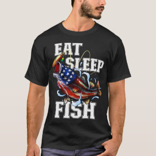 Merry Fishmas Fish Fishing Xmas PJs Christmas Paja T-Shirt