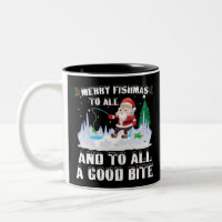 Merry Fishmas Funny Fish Fishing Fisherman Xmas