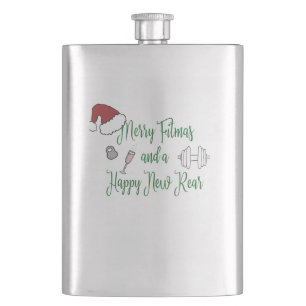 Merry Fitmas and a Happy New Rear Hip Flask