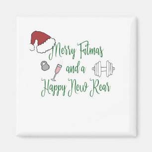 Merry Fitmas and a Happy New Rear Magnet