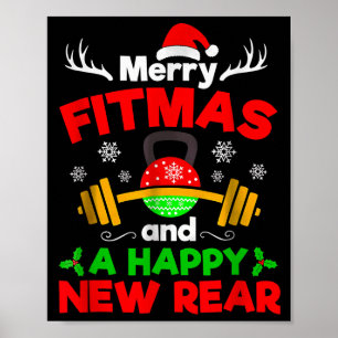 Merry Fitmas And A Happy New Year  Poster