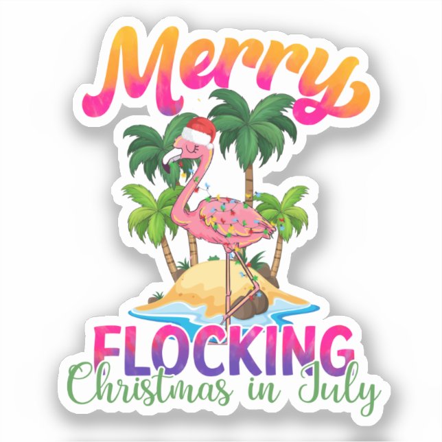 Merry Flocking Christmas | Christmas in July (Front)