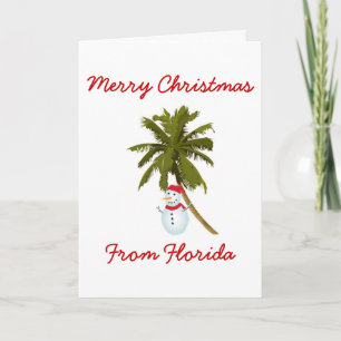 Merry Florida Christmas Holiday Card