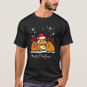 Merry Fluffmas Cavy Clothes Stuff Christmas  Guine T-Shirt