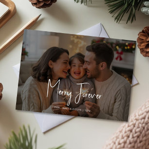 Merry Forever – Heartfelt Family Holiday Card