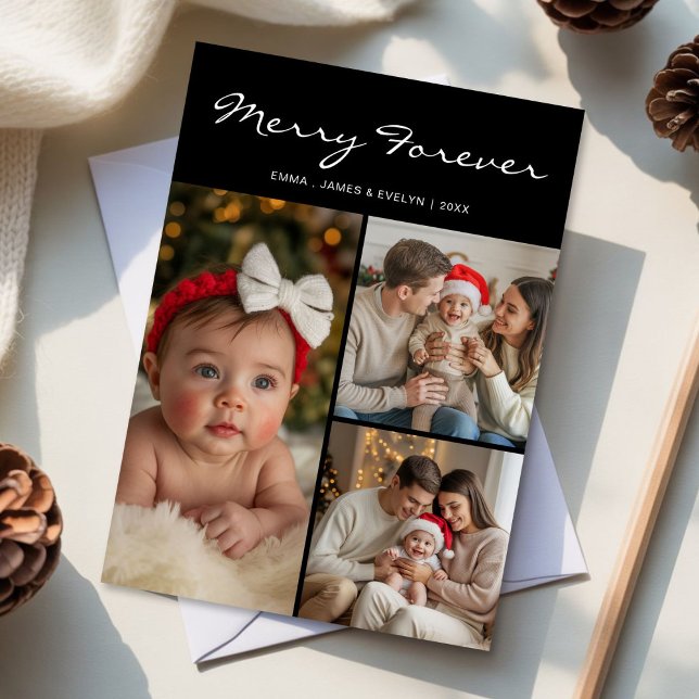 Merry Forever Matching Family Christmas card (Creator Uploaded)
