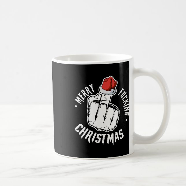 Merry Foring Christmas Inappropriate Men Adult Fun Coffee Mug (Right)